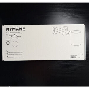 IKEA NYMÅNE Wall Lamp Swing Arm White 603.570.06 GU10 LED Included – NEW